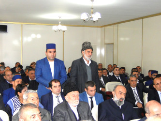 Rayon İcra Hakimiyyətində din xadimlərinin iştirakı ilə müzakirlər aparılıb