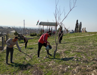 Göyçayda Novruz bayramı ilə əlaqədar iməcilik keçirilib