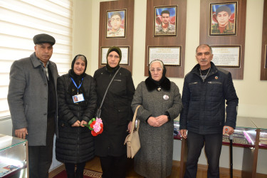 Göyçay şəhər 6 nömrəli tam orta məktəbdə “Şəhidlər muzeyi”nin açılış tədbiri keçirilib