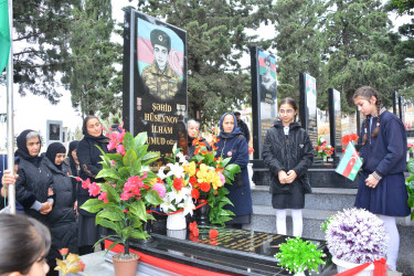 Göyçayda 44 günlük Vətən müharibəsində şəhid olanların dördüncü ildönümü qeyd edilib