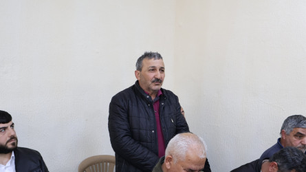 Rayon İcra Hakimiyyətinin başçısı Orxan Mürsəlov Alxasava kəndində səyyar qəbul keçirib