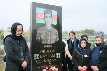 Vətən müharibəsi şəhidi Bayram Orucovun beşinci ildönümü qeyd edilib