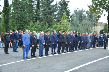 Göyçayda 27 sentyabr - Anım Gününün beşinci ildönümü ilə əlaqədar bir dəqiqəlik sükut elan edilib