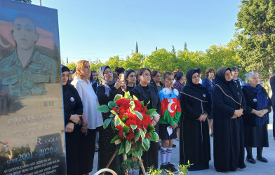 Vətən müharibəsi şəhidi Şirinov Eldar Bağır oğlunun dördüncü ildönümü qeyd edilib