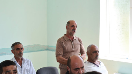Göyçay Rayon İcra Hakimiyyətinin başçısı Orxan Mürsəlov Qaraman kəndində səyyar qəbul keçirib.