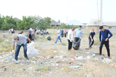 Şəhər qəbiristanlığının ərazisində təmizliklə bağlı iməclik keçirildi