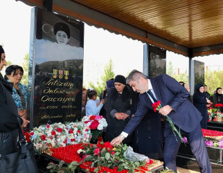 Vətən müharibəsi şəhidi Qaçayev İntizam Əkbər oğlunun dördüncü ildönümü qeyd edilib