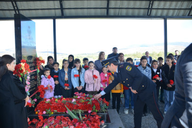 Vətən müharibəsi şəhidi Ağayev Ülvi Valeh oğlunun dördüncü ildönümü qeyd edilib