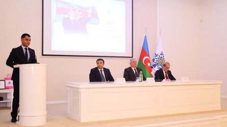 Göyçayda Yeni Azərbaycan Partiyası rayon təşkilatının yaradılmasının 33 illiyinə həsr olunmuş tədbir keçirilib