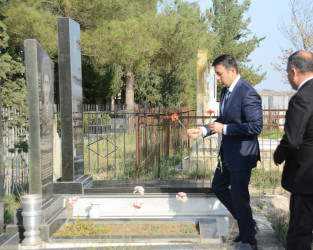 İcra başçısı Orxan Mürsəlov şəhidlərin məzarlarını ziyarət edib