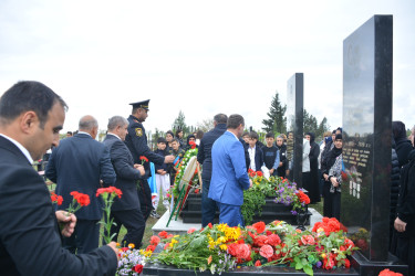 Vətən müharibəsi şəhidi Xəyyam Hüseynovun beşinci ildönümü qeyd edilib