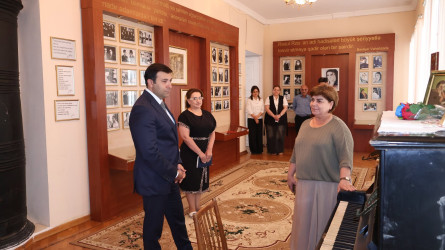 Göyçayda xalq şairi Rəsul Rzanın ev muzeyi ziyarət olunub
