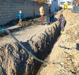 Göyçay rayonunda içməli su təminatının yaxşılaşdırılması ilə bağlı tədbirlər davam etdirilir