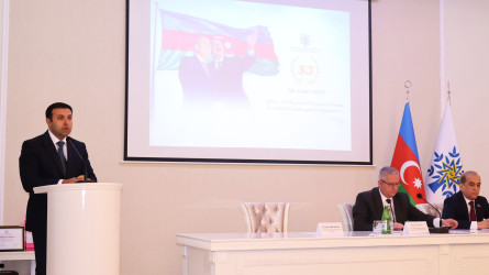 Göyçayda Yeni Azərbaycan Partiyası rayon təşkilatının yaradılmasının 33 illiyinə həsr olunmuş tədbir keçirilib