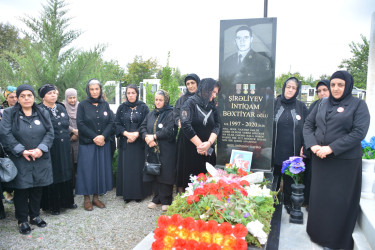 Vətən müharibəsi şəhidi İntiqam Şirəliyevin beşinci ildönümü qeyd edilib