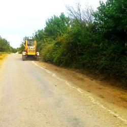 Göyçay rayonunda küçələrin işıqlandırılması, təmizlənməsi və təmiri işləri davam edir