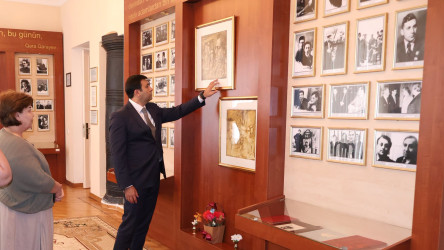 Göyçayda xalq şairi Rəsul Rzanın ev muzeyi ziyarət olunub