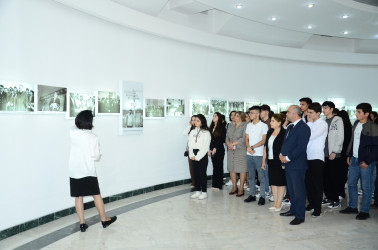 Göyçayda ali məktəbələrə qəbul olunmuş tələbələrlə görüş keçirildi