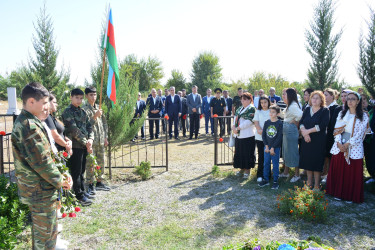 Vətən müharibəsi şəhidi Şirəliyev İntiqam Bəxtiyar oğlunun dördüncü ildönümü qeyd edilib