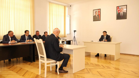 Göyçay Rayon İcra Hakimiyyətinin başçısı Orxan Mürsəlov növbəti vətəndaş qəbulu keçirib