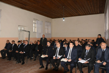 Rayon İcra Hakimiyyətinin başçısı Orxan Mürsəlov Çərəcə kənd sakinləri ilə səyyar qəbul keçirib