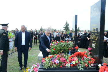 Vətən müharibəsi şəhidi Hüseynov Xəyyam Hüseyn oğlunun dördüncü ildönümü qeyd edilib