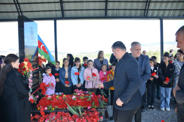 Vətən müharibəsi şəhidi Ağayev Ülvi Valeh oğlunun dördüncü ildönümü qeyd edilib