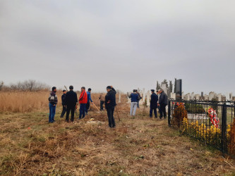 Rayonda abadlıq, təmizlik və suvarma arxlarının qazılması işləri davam etdirilir