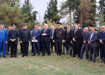 Vətən müharibəsi şəhidi Əzizov Şəmistan İlyas oğlu oğlunun dördüncü ildönümü qeyd edilib