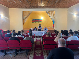 Göyçayda “Himayədar ailə” mövzusunda maarifləndirmə tədbiri keçirilib