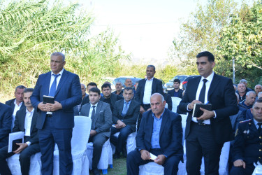 Göyçay rayonunun Cırqurd kəndində sakinlərlə növbəti səyyar qəbul keçirilib