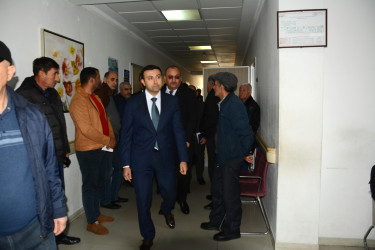 Rayon İcra Hakimiyyətinin başçısı Orxan Mürsəlov “Göyçay rayon Mərkəzi Xəstəxanası” publik hüquqi şəxsində  və Göyçay Təcili Təxirəsalınmaz Tibbi Yardım Stansiyasında olub