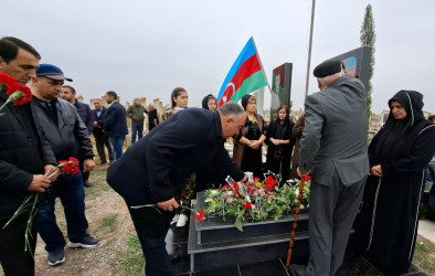 Vətən müharibəsi şəhidi Mütalib Xudiyevin beşinci ildönümü qeyd edilib