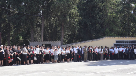 Anım Günü ilə əlaqədar Göyçay Şəhidlər Xiyabanı ziyarət olunub