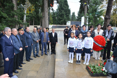 Göyçayda 44 günlük Vətən müharibəsində şəhid olanların dördüncü ildönümü qeyd edilib