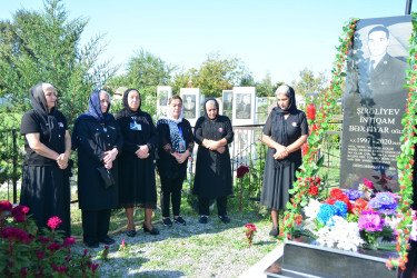 Göyçayda Vətən müharibəsi şəhidi İntiqam Şirəliyevin üçüncü ildönümü məzarı önündə qeyd olundu