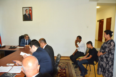 Göyçay Rayon İcra Hakimiyyətində vətəndaşların növbəti qəbulu keçirilib