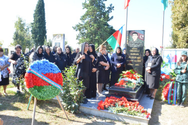 Vətən müharibəsi şəhidi Ömərli Kənan Elxan oğlunun dördüncü ildönümü qeyd edilib