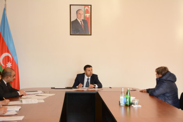 Rayon İcra Hakimiyyətinin başçısı Orxan Mürsəlov növbəti vətəndaş qəbulu keçirib