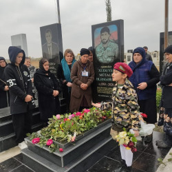 Vətən müharibəsi şəhidi Mütalib Xudiyevin dördüncü ildönümü qeyd edilib