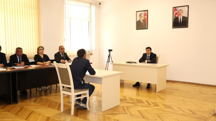 Göyçay Rayon İcra Hakimiyyətinin başçısı Orxan Mürsəlov növbəti vətəndaş qəbulu keçirib