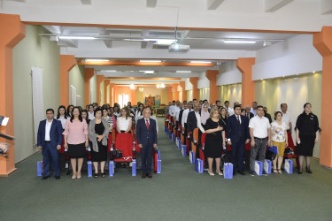 Göyçay rayonunda “Gənc nəslin milli-mənəvi dəyərlər ruhunda tərbiyəsi” mövzusunda regional seminar-treninq keçirildi