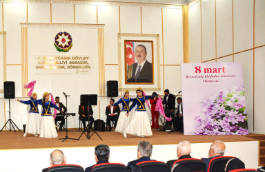 Göyçayda “8 Mart - Beynəlxalq Qadınlar günü” münasibətilə tədbir keçirilib