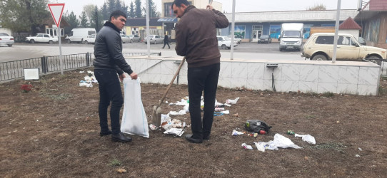 Rayonun kəndlərində mütəmadi olaraq təmizlik və abadlıq işləri aparılır