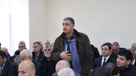 Rayon İcra Hakimiyyətinin başçısı Orxan Mürsəlov Alxasava kəndində səyyar qəbul keçirib