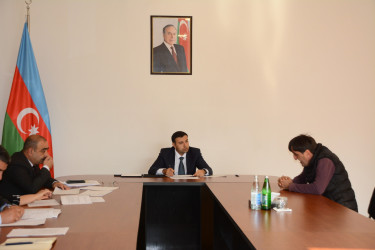 Rayon İcra Hakimiyyətinin başçısı Orxan Mürsəlov növbəti vətəndaş qəbulu keçirib