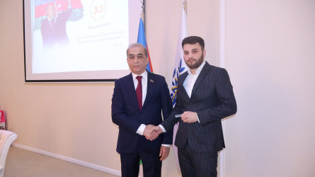 Göyçayda Yeni Azərbaycan Partiyası rayon təşkilatının yaradılmasının 33 illiyinə həsr olunmuş tədbir keçirilib