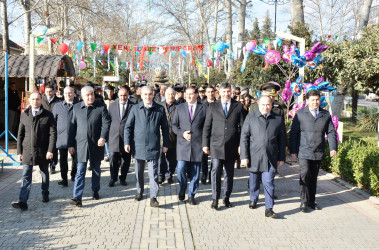 Göyçayda “31 Dekabr - Dünya Azərbaycanlılarının Həmrəyliyi Günü”nə və Yeni ilə həsr olunmuş bayram tədbiri keçirilib