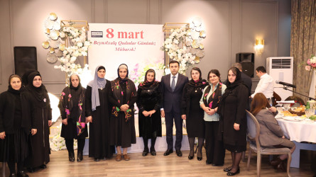 Rayon İcra Hakimiyyətinin təşkilatçılığı ilə 8 Mart – Beynəlxalq Qadınlar Günü və müqəddəs Ramazan ayı münasibətilə tədbir keçirilib
