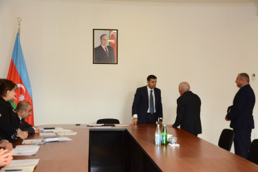 Rayon İcra Hakimiyyətinin başçısı Orxan Mürsəlov növbəti vətəndaş qəbulu keçirib